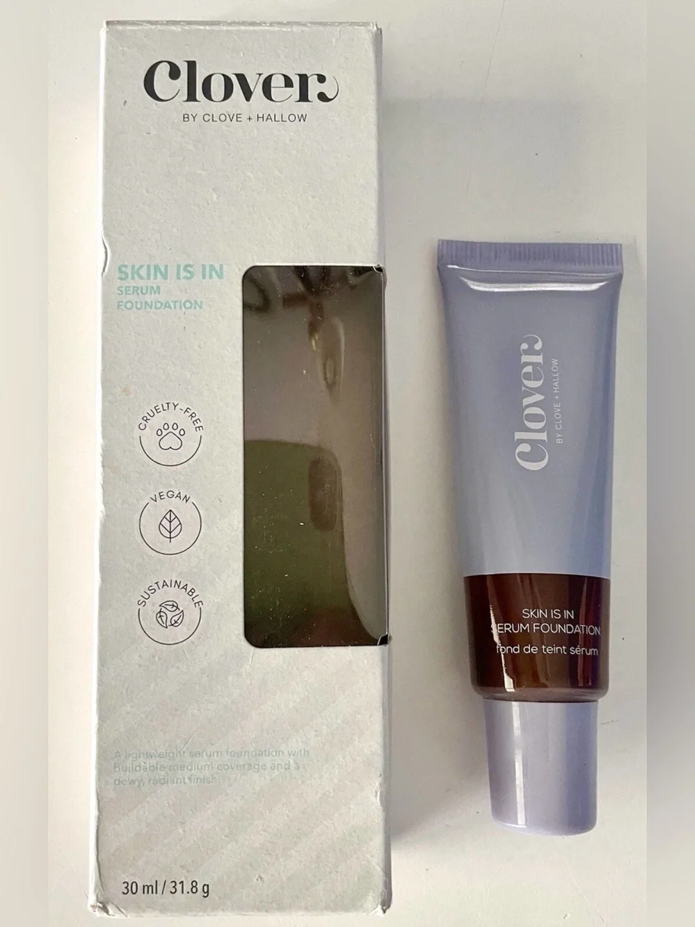 Clover (Clove+Hallow) Skin Is In Serum Foundation - Shade 14 (Deep)